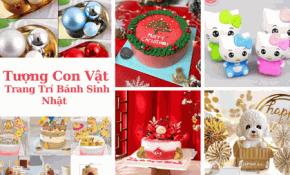 [BST] Tượng Con Vật Trang Trí Bánh Sinh Nhật Đẹp & Dễ Thương Nhất Tháng 12