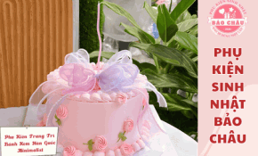 Top 5 Set Phụ Kiện Trang Trí Bánh Kem Hàn Quốc Minimalist Đang "Làm Mưa Làm Gió"