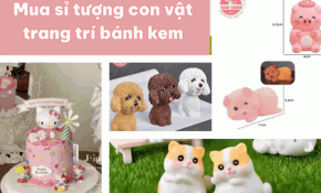 Mua Sỉ Tượng Con Vật Trang Trí Ở Đâu? Bí Quyết Tìm Nguồn Hàng Uy Tín Cho Tiệm Bánh