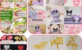 Top 10 Mẫu Topper Phụ Kiện Bánh Kem Dẫn Đầu Xu Hướng Năm 2026