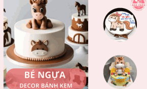 Bé Ngựa Decor – Điểm Nhấn Linh Vật Mang May Mắn Cho Bánh Tết 2026
