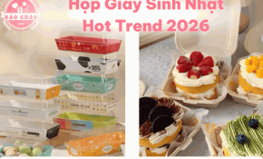 Hộp Giấy Sinh Nhật Hot Trend 2026: Phối Cùng BST Phụ Kiện Trang Trí Bánh Kem Độc Đáo