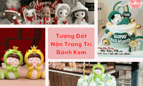 Phụ Kiện Bánh Sinh Nhật: Tượng Đất Nặn Trang Trí Dễ Thương & Ấn Tượng
