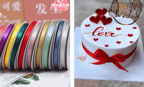 Hướng Dẫn Trang Trí Bánh Kem Bằng Ruy Băng Đơn Giản Tại Nhà