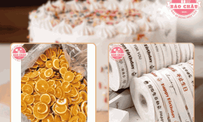 Cách Trang Trí Bánh Kem Bằng Ruy Băng & Hoa Quả Sấy Độc Đáo, Sang Trọng