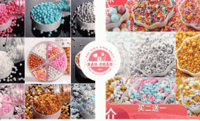 Kẹo Bi Đường Màu Sắc – Phụ Kiện Bánh Sinh Nhật Độc Đáo Cho Tiệm Bánh