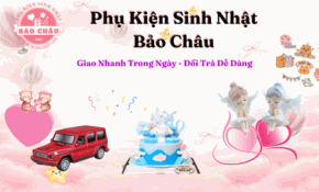 Phụ Kiện Sinh Nhật Bảo Châu: Giao Nhanh Trong Ngày & Đổi Trả Dễ Dàng
