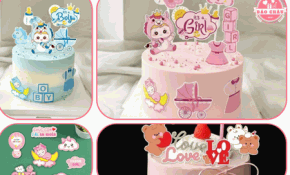 Cắm Giấy Trang Trí: Phụ Kiện Giá Rẻ Nhưng Tạo Hiệu Ứng "Triệu View" Cho Bánh Sinh Nhật