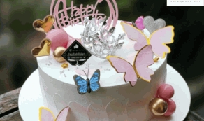 Thẻ Cắm Mica Trang Trí Bánh Sinh Nhật – Sang Trọng, Bền Đẹp, Làm Theo Yêu Cầu