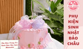 Top 5 Set Phụ Kiện Trang Trí Bánh Kem Hàn Quốc Minimalist Đang "Làm Mưa Làm Gió"