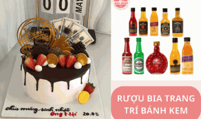 5 Phụ Kiện Rượu Bia Trang Trí Bánh Kem Không Thể Thiếu Để Tạo Nên "Siêu Phẩm"