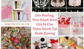 Đĩa Muỗng, Nón Bánh Kem Giá Sỉ Cho Tiệm Bánh Tại Bình Dương, Biên Hòa