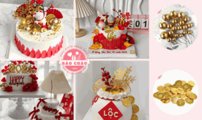 Phụ Kiện Trang Trí Bánh Tết: Đẹp Tinh Tế Cho Bánh Lớn Và Bánh Mini