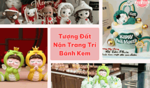 Phụ Kiện Bánh Sinh Nhật: Tượng Đất Nặn Trang Trí Dễ Thương & Ấn Tượng