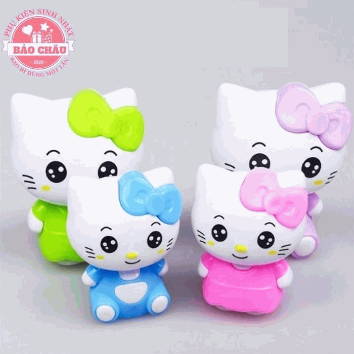 Bộ Sưu Tập Mèo Kiti - Phụ Kiện Trang Trí Bánh Kem