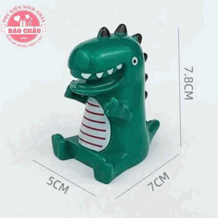 Khủng Long Xanh Nhỏ - Phụ Kiện Trang Trí Bánh Kem