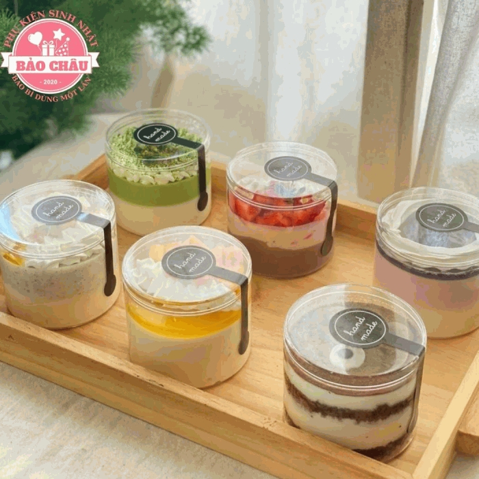 Ly Mousse Tròn 200ml Đựng Bánh Tiramisu, Bánh Lạnh [2016]