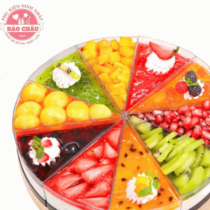 50 Ly Tam Giác Đựng Bánh Lạnh, Tiramisu, Mousse Kèm Nắp 190ml