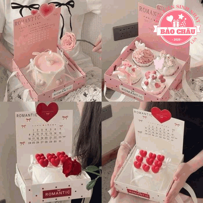 Hộp RaMen Trái Tim Cực xinh - Phụ Kiện Trang Trí Bánh Kem