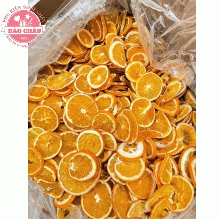 Cam sấy , Chanh Sấy (túi 100g) Hàng loại 1 trang trí bánh kem, bánh sinh nhật