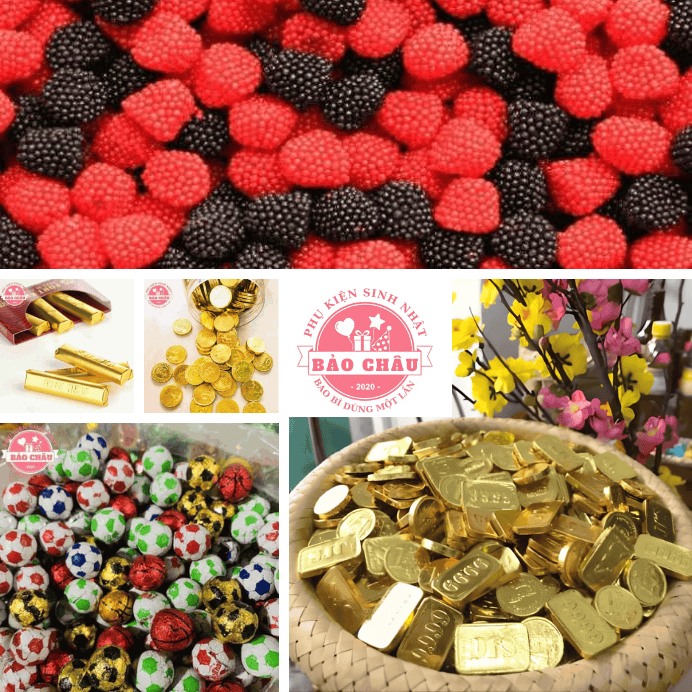 Kho Kẹo Bi Đường (Cốm) và Bánh Kẹo Trang Trí Giá Sỉ Lớn Nhất Khu Vực Quận 5