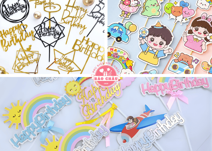 BST Phụ Kiện Decor Bánh Kem Đang Hot – Những Mẫu Mới Về 2026