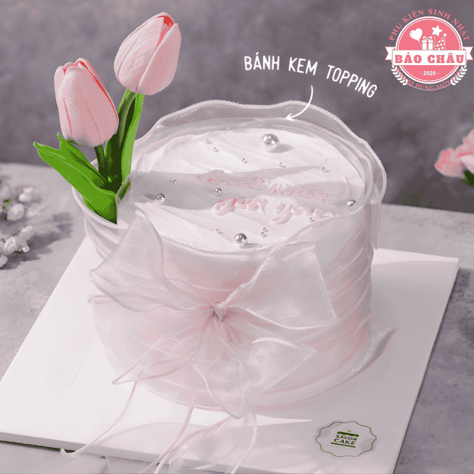 Phụ Kiện Hoa Tulip – Bí Quyết Decor Bánh Kem Sang Nhẹ, Thanh Lịch