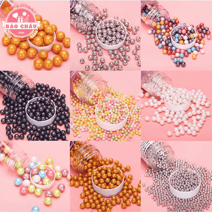 Kẹo Bi Đường Màu Sắc – Phụ Kiện Bánh Sinh Nhật Độc Đáo Cho Tiệm Bánh