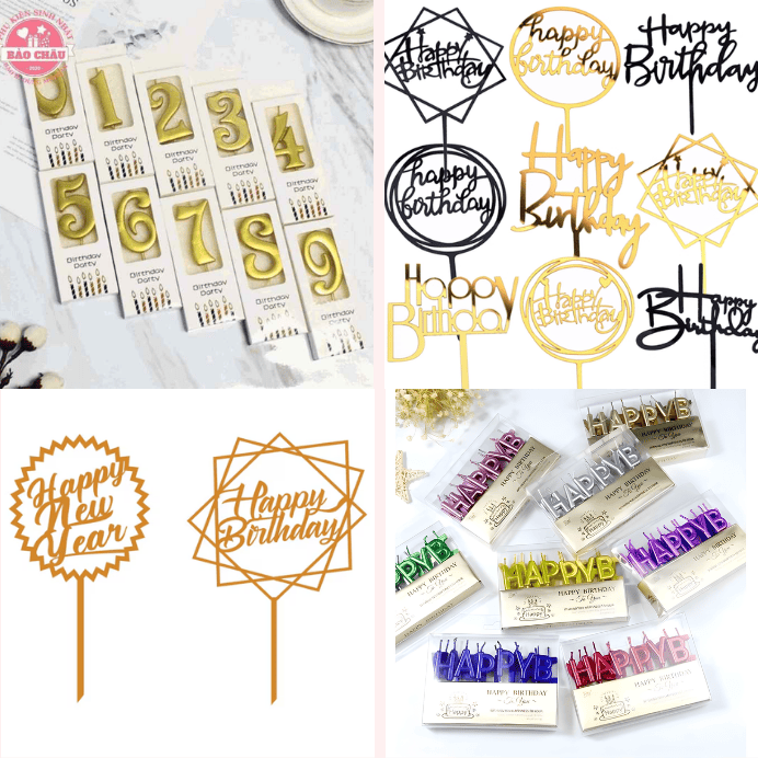 Mua Phụ Kiện Bánh Sinh Nhật Online – Tiện Lợi, Giao Nhanh Toàn Miền Tây