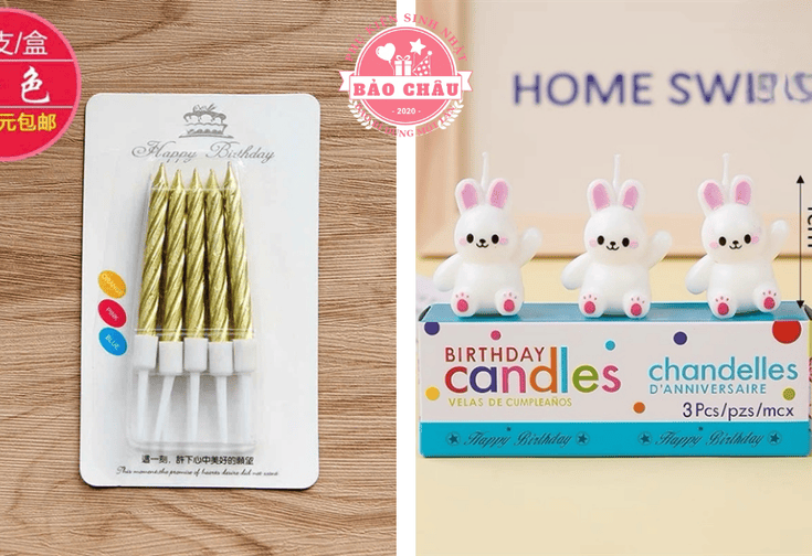 Mua Nến Trang Trí Bánh Kem Tại TP.HCM: Lưu Ý Gì Để Chọn Được Mẫu Đẹp?