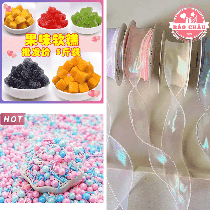 Hoa Quả Sấy Trang Trí Bánh Sinh Nhật - Phụ Kiện Bánh Kem Hot Nhất Hiện Nay