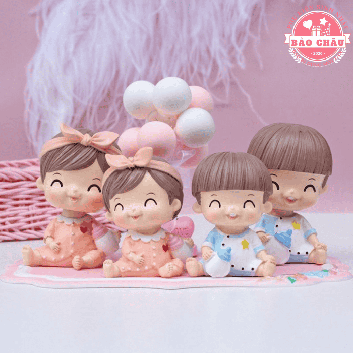 Tượng Em Bé Trang Trí Bánh Sinh Nhật – Dễ Thương, An Toàn, Tăng Thẩm Mỹ Cho Chiếc Bánh