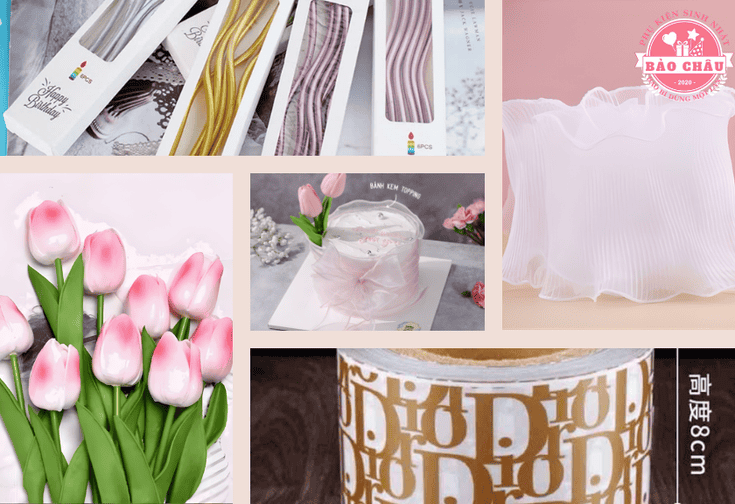 Top 5 Phụ Kiện Trang Trí Bánh Kem Thịnh Hành Dẫn Đầu Xu Hướng 2026