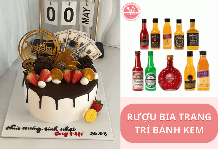 Top 5 Set Phụ Kiện Trang Trí Bánh Kem Hàn Quốc Minimalist Đang "Làm Mưa Làm Gió"