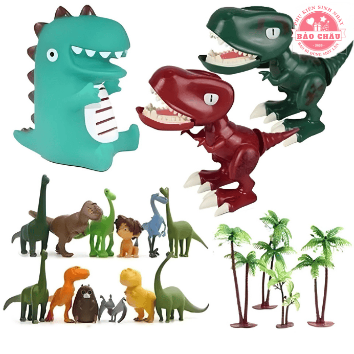 Bộ Sưu Tập Tượng Trang Trí Làm Bằng Con Vật Cho Chủ Đề Rừng Xanh Độc Đáo