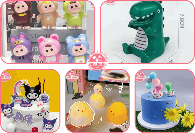 Cách Tạo Điểm Nhấn Với Tượng Con Vật Trang Trí Bánh Sinh Nhật