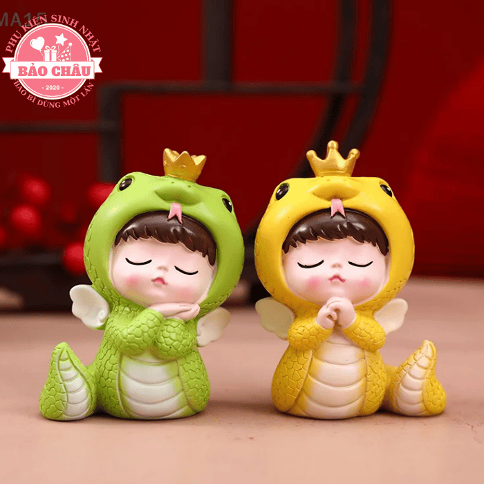 Phụ Kiện Bánh Sinh Nhật: Tượng Đất Nặn Trang Trí Dễ Thương & Ấn Tượng