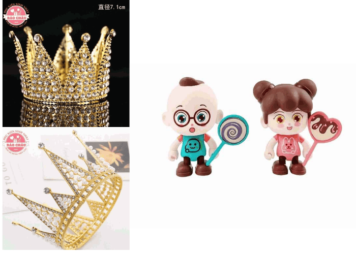 Bỏ Túi Ngay Cách Phối Vương Miện & Tượng Em Bé – Phụ Kiện Bánh Kem 8/3 Bán Chạy Nhất