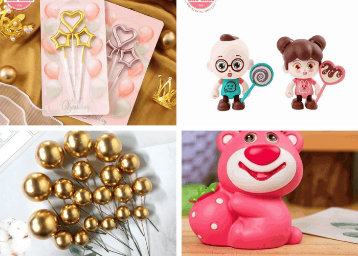 [CẬP NHẬT] Báo Giá Sỉ 2026: Nón, Tượng Trang Trí, Hạt Bi Nhựa & Phụ Kiện Bánh Kem Tại Bình Dương