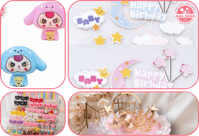 Top 10+ Set Phụ Kiện Sinh Nhật Đẹp - Giao Hỏa Tốc 2h Tại TP.HCM