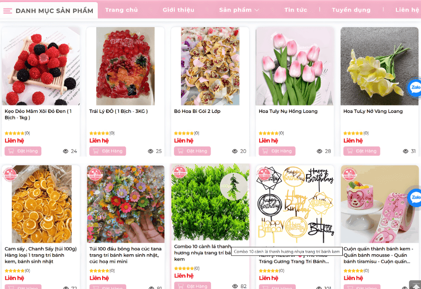 Mua Phụ Kiện Bánh Sinh Nhật Online – Tiện Lợi, Giao Nhanh Toàn Miền Tây